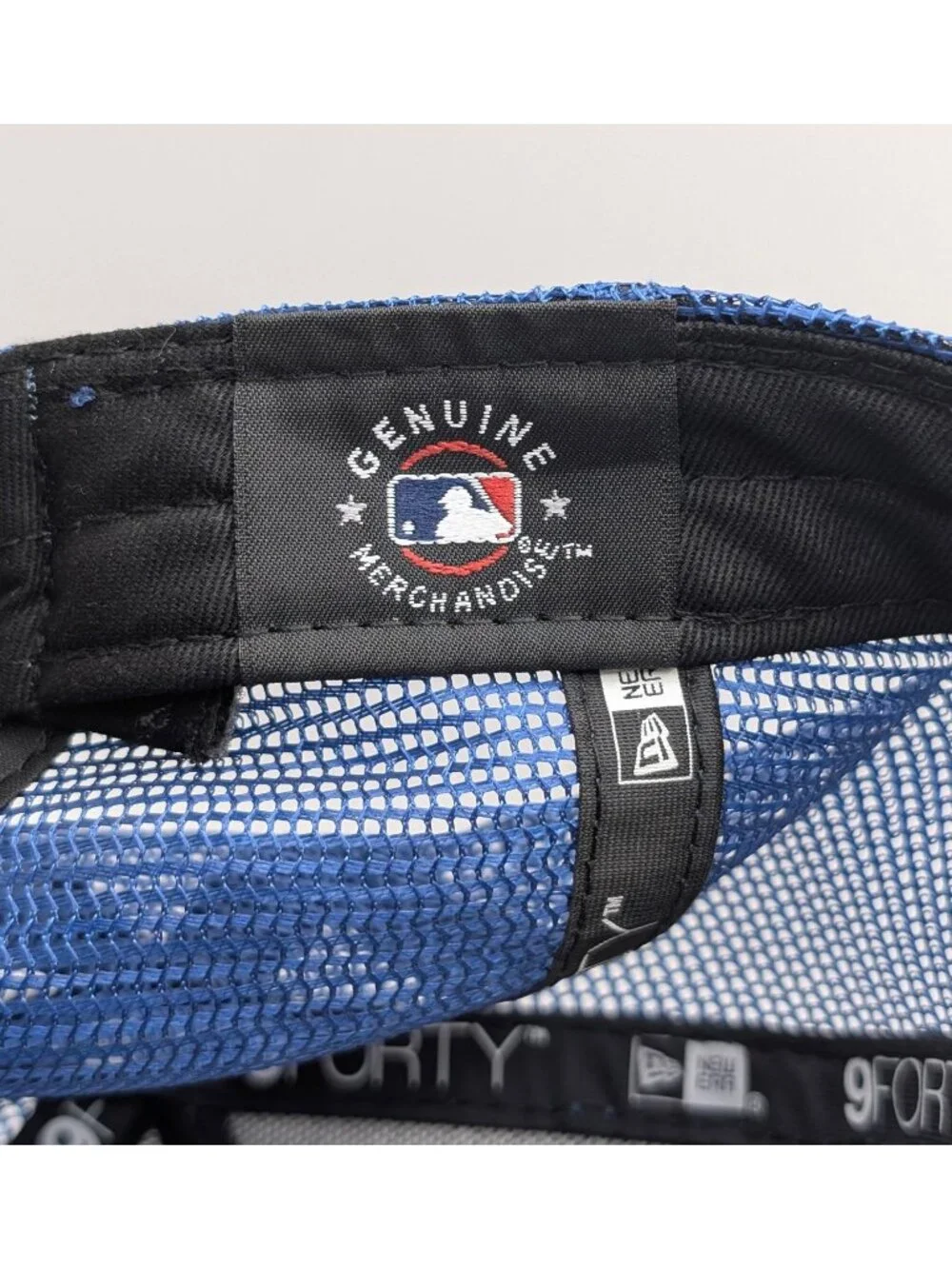Toronto Blue Jays New Era 9Forty Snapback Hat Cap Blue MLB Baseball Mesh Unisex